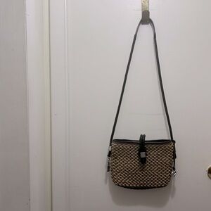 Brighton straw crossbody purse